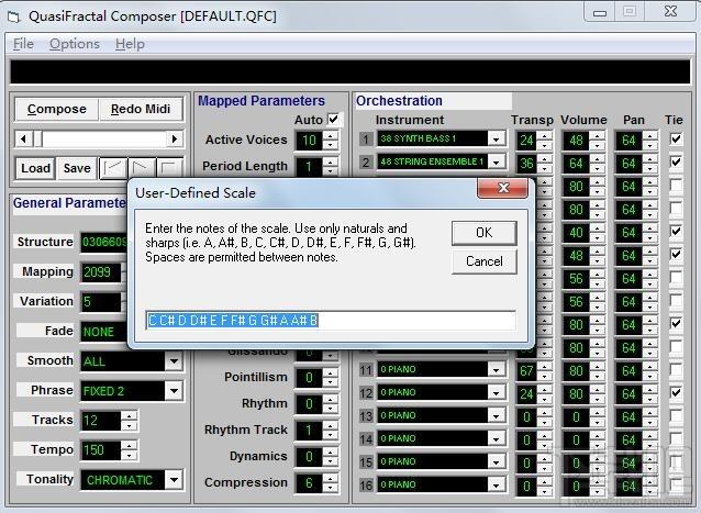 QuasiFractal Composer,QuasiFractal Composer下载,随机音乐生成