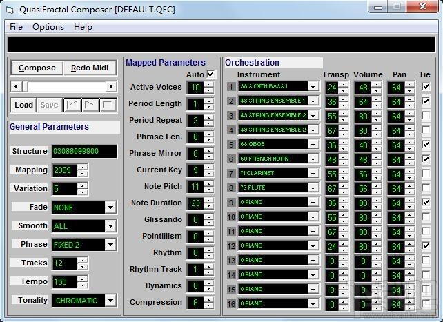 QuasiFractal Composer,QuasiFractal Composer下载,随机音乐生成