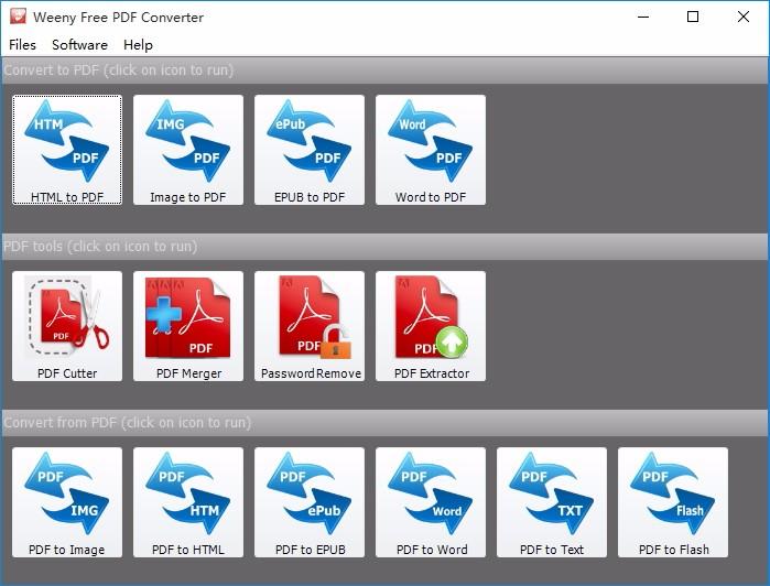 Weeny Free PDF Converter,PDF格式转换,文件转换,转换器