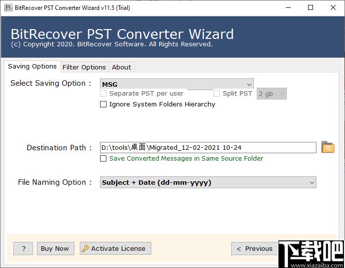 BitRecover PST Converter Wizard下载,文件转换,转换工具,pst转换