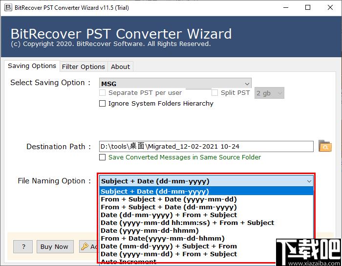 BitRecover PST Converter Wizard下载,文件转换,转换工具,pst转换