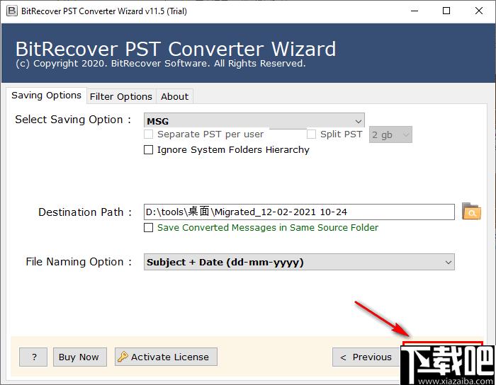 BitRecover PST Converter Wizard下载,文件转换,转换工具,pst转换