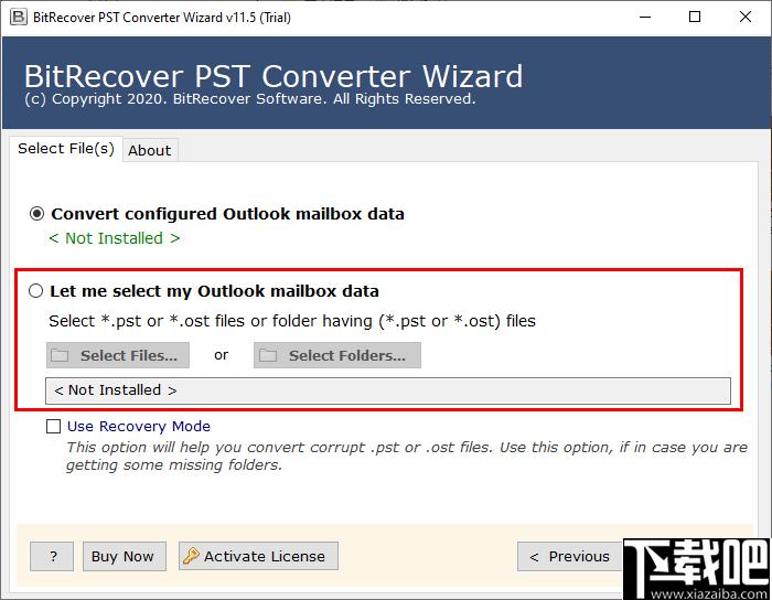 BitRecover PST Converter Wizard下载,文件转换,转换工具,pst转换