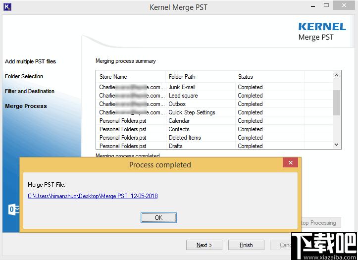 Kernel Merge PST下载,pst合并,文件合并