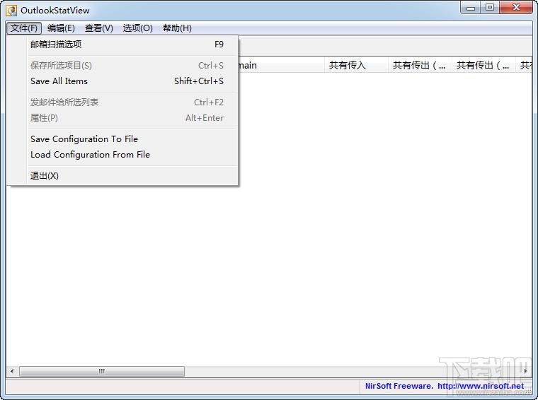 OutlookStatView,Outlook,邮箱